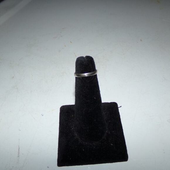 FLORAL ROSE .925 SILVER RING SIZE 6 - Picture 4 of 4